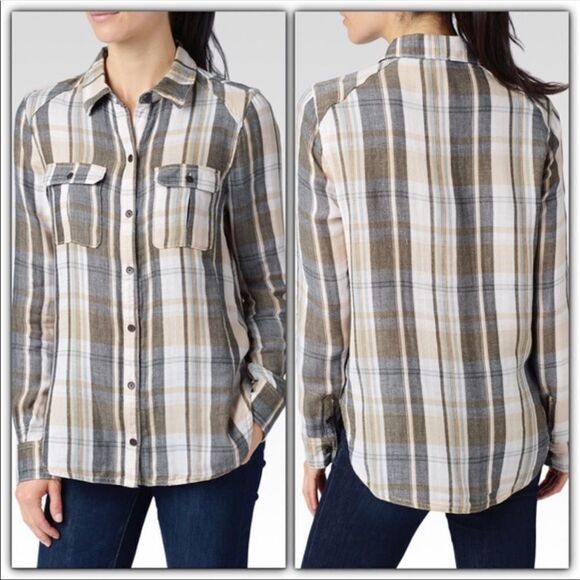 PAIGE Tops - ✨ Paige jeans super soft plaid flannel shirt✨